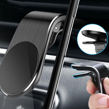 Magnetic Car Phone Mount Holder for Cell Phones Air Vent Phone Bracket Navigation for Smartphones Easy Installation Calling