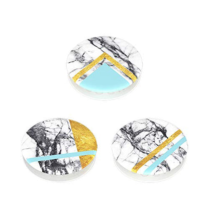PopSockets PopMinis: Mini Grips for Phones & Tablets (3 Pack) - Marble Glam