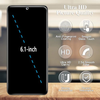 Pokolan Privacy Screen Protector for Samsung Galaxy S22 Tempered Glass Film - size: Galaxy S22