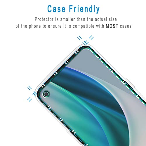 2 Pack Screen Protector for OnePlus Nord N10 5G Tempered Glass Film - size: OnePlus Nord N10