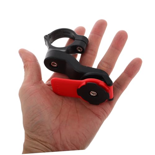 Red Plastic Bike Phone Holder with Anti Vibration Shock Absorption