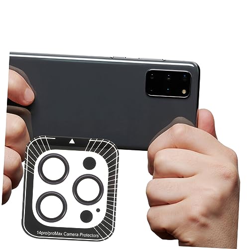 balacoo Protective Camera Lens Guard for Tempered Phone Lens Cover Scratch Resistant Dustproof Dark Purple Easy Install and Bubble