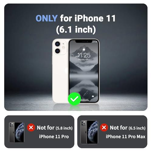 jaroco Magnetic for iPhone 11 Case Heavy Duty Protection Gray | Compatible with MagSafe,Military Grade Drop Protection,Translucent Matte,Non-Slip,Shockproof 2-Layer Durable Bumper Case - color: Gray, size: iPhone 11