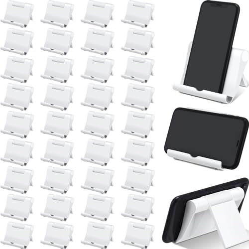 Wenqik 36 Pcs Cell Phone Stands Foldable Tablet, White - color: White