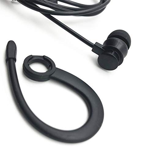Single Side Earphone in-Ear Stereo to Mono Earbuds,3.5mm Plug Ear Hook Earpiece,Compatible Android Smartphones MP3 Players