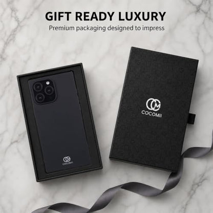 COCOMII Rectangle for iPhone 16 Pro Max Case, Matte Black Silicone | Compatible with MagSafe Wireless Charging, Shockproof 10ft Drop Protection, Camera & Screen Protection, Premium Glossy Finish - color: Matte Black Silicone, size: iPhone 16 Pro Max (6.9"