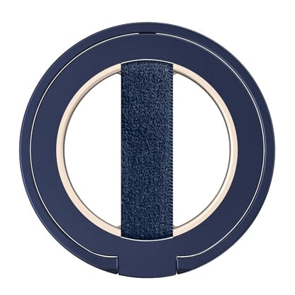 EWA MagOne Ultra for Magsafe Phone Grip Kickstand [Replaceable Elastic Finger Loop], Mag Safe Ring Holder Stand, Two-Sided Magnetic Phone Accessories for iPhone 17,16,15,14,13,12 Pro/Max/Plus-Blue - color: Blue