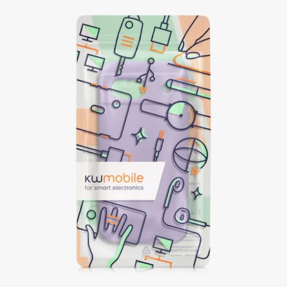 kwmobile Case Compatible with Google Pixel 8a Case - TPU Silicone Phone Cover with Soft Finish - Violet Purple - color: violet purple, size: Pixel 8a