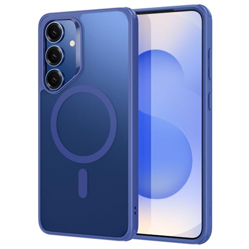 ESR for Samsung Galaxy S25 Plus Phone Case, Compatible with MagSafe, Magnetic Case for S25+ Plus, Military-Grade Protection, Yellowing Resistant, Classic Series, Frosted Blue - color: Frosted Blue, size: S25 Plus(6.7 inch)