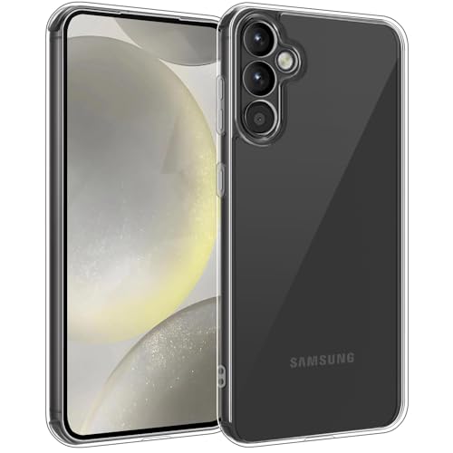 TENOC Phone Case for Samsung Galaxy S24+ Plus, Clear Case Anti-Yellowing Protective Bumper Hard Back Cover - color: Clear Anti-Yellowing, size: S24 Plus