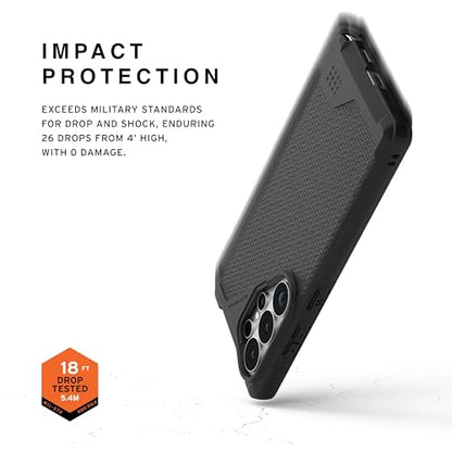 URBAN ARMOR GEAR UAG for Samsung Galaxy S26 Ultra Case 6.9" Metropolis LT - Magnetic Charging Compatible Rugged Military Drop Tested Protective Cover, Kevlar Black - color: Metropolis LT - Kevlar Black