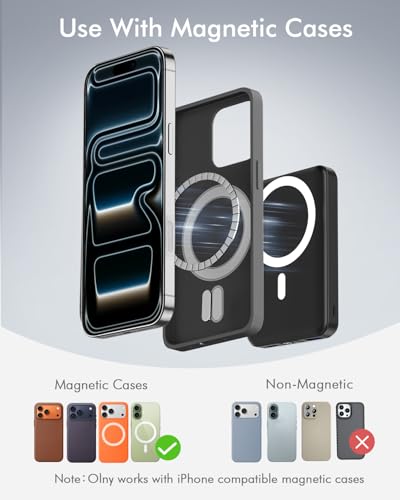 podoru for MagSafe Power Bank, 10000 mAh Foldable Magnetic Portable Charger - color: Black