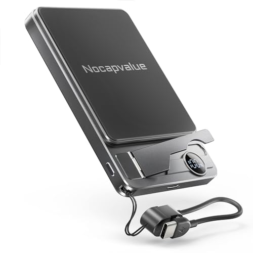 for MagSafe Power Bank 10000mAh, Fast, Magnetic Portable Charger - color: Grey