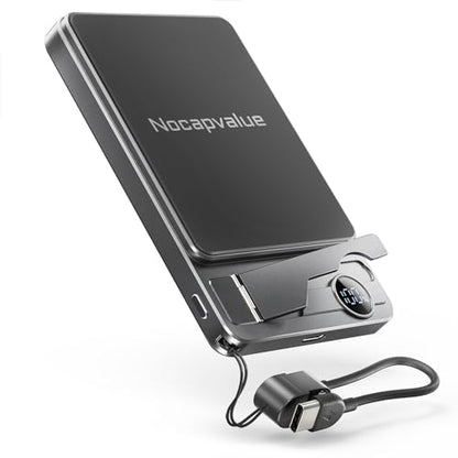 for MagSafe Power Bank 10000mAh, Fast, Magnetic Portable Charger - color: Grey