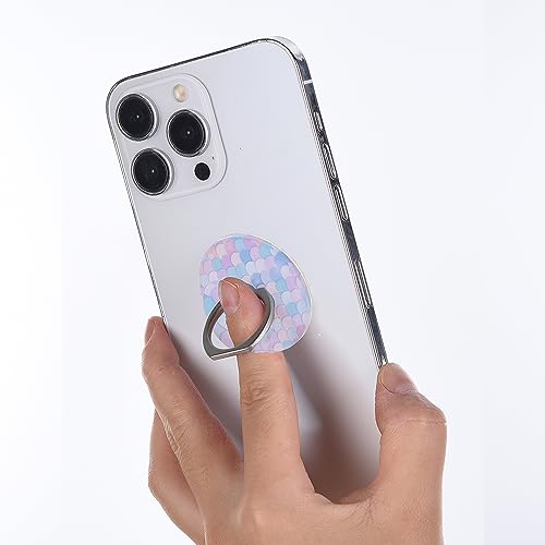 4PACK Phone Ring Holder Stand, Cute Mermaid Ring Stand Holder 360 Rotation Finger Grip Mount for Smartphones and Tablets (Mermaid) - color: Mermaid