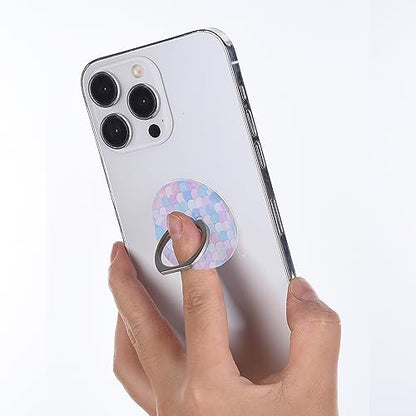 4PACK Phone Ring Holder Stand, Cute Mermaid Ring Stand Holder 360 Rotation Finger Grip Mount for Smartphones and Tablets (Mermaid) - color: Mermaid