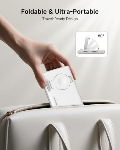 SwanScout Dual Charger for Apple Watch 12/Ultra 4/SE 3/Ultra 3/Ultra 2/SE 2/SE/11/10/9/8/7/6/5/4/3/2, Portable Charging Dock for 2 Apple Watches, SwanScout 507DA (White) - color: White