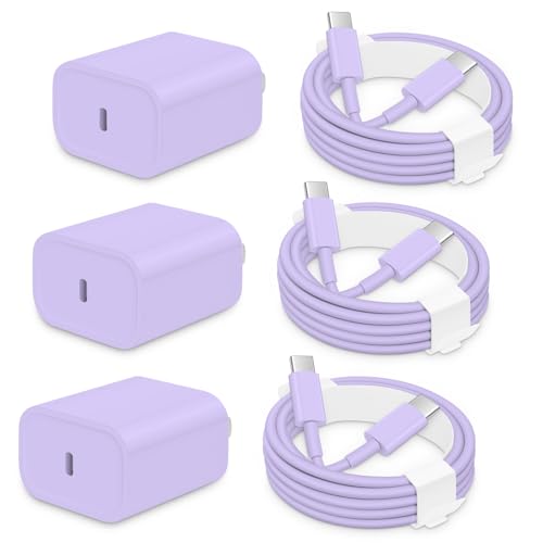 AISNI USBC Charger for iPhone Duo/18 Pro Max/17/16/15 Charger Fast Charging - color: Purple