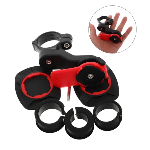 Red Plastic Bike Phone Holder with Anti Vibration Shock Absorption