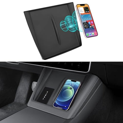 Silicone Mat for 2026 Tesla Model Y - color: Black (for 2024-2026 Model 3 &2025-2026 Model Y)