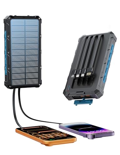 Solar Charger Portable Power Bank 20000mah External Battery Pack for iphone - color: Nary