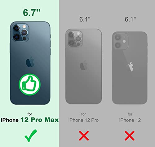 Shields Up for iPhone 12 Pro Max Case with Card Holder Stand, 6.7", Clear - color: Clear, size: iPhone 12 Pro Max