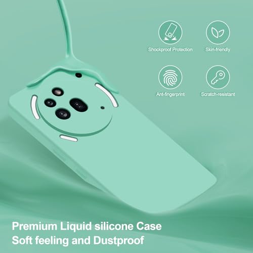 Silicone Case for Nothing Phone 3A Pro, Mint Green - color: Mint, size: Nothing Phone 3A Pro