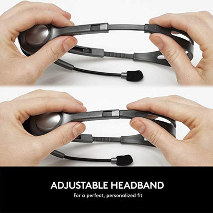 Logitech H111 Stereo Headset with 3.5 mm Audio Jack - Black