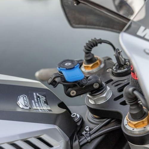 Quad Lock Fork Stem Motorcycle Phone Mount (V2) with MAG Phone Case and Vibration Dampener for Pixel 11 Pro - size: Pixel 11 Pro