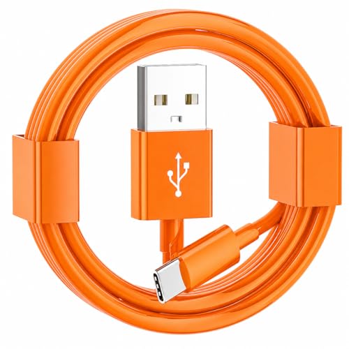 1.5FT Orange Car Carplay Cable for iPhone 17/16/15, USB A to USB C Cable Compatible for iPhone 17Air, 17/16/15 Pro Max,17E/16E/Plus, iPad 10th/11 Gen,iPad Pro 12.9,Air 5th/4th Charging Cable Cord - color: Orange, size: 1.5FT, style: USB A to USB C (for 17