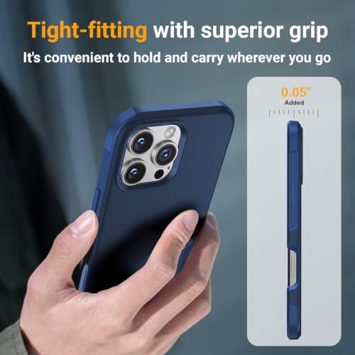 jaroco Magnetic for iPhone 16 Pro Max Case Heavy Duty Rugged Dual-Layer Blue - color: Blue, size: iPhone 16 Pro Max