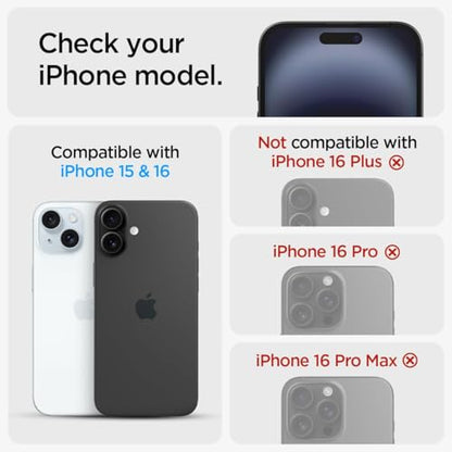 ZAGG InvisibleShield Glass Privacy 360 iPhone 16/15 Screen Protector - 4-Way Privacy Filter, 5X Stronger with Reinforced Edges, Scratch & Smudge-Resistant Surface, Install Tray Included - style: iPhone 16 / iPhone 15