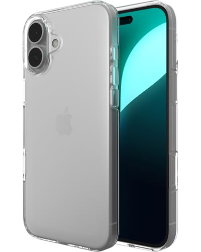 ZAGG Crystal Palace Lite Case for iPhone 16 Plus - Ultra-Slim, Ultimate Drop Protection with Graphene Reinforcement, Anti-Yellowing Technology, Wireless Charging Compatible, Recycled Materials, Clear - size: iPhone 16 Plus, style: Without Magsafe