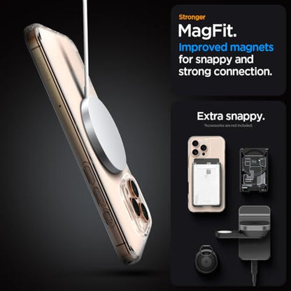 Spigen for iPhone 16 Pro Case, Ultra Hybrid MagFit [Anti-Yellowing] [Compatible with Magsafe] - Clear - color: Clear, size: iPhone 16 Pro