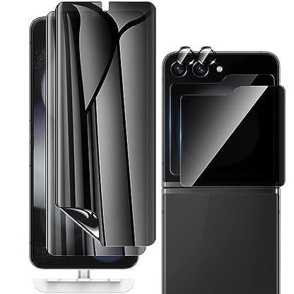 [2 Sets 6 Pack] for Samsung Galaxy Z Flip 5 Privacy Screen Protector