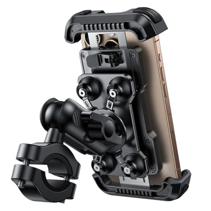 Lamicall Motorcycle Phone Mount Holder with Metal Extension Arm