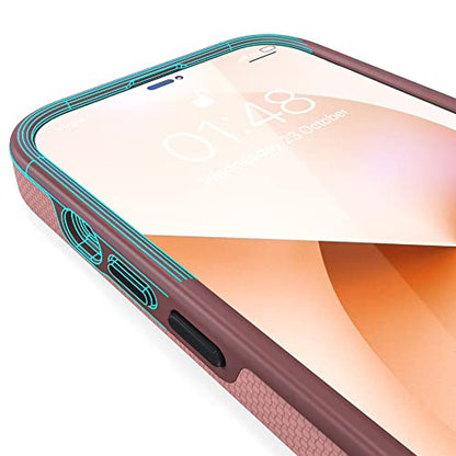 Crave Dual Guard for iPhone 14 Pro, Shockproof Protection Dual Layer Case for Apple iPhone 14 Pro (6.1") - Blush - color: Blush
