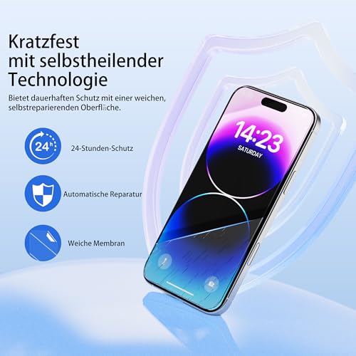 3 Pack for Samsung Galaxy S23 TPU Films Screen Protectors,