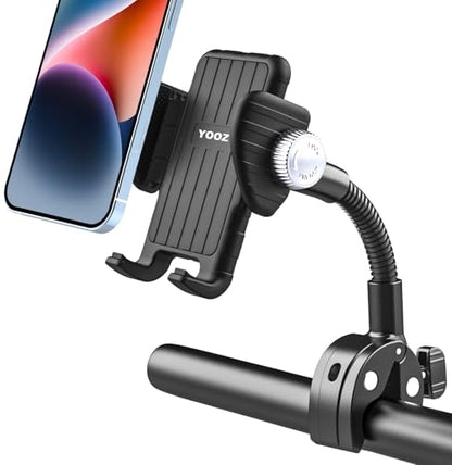 Stroller Buggy Phone Holder, Flexible Bike Phone Mount with Gooseneck Tube