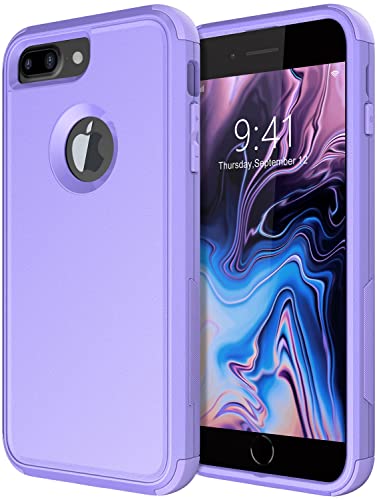 Diverbox for iPhone 8 Plus & 7 Plus Case - Shockproof, Dropproof, Dust-Proof Heavy Duty Protection - Purple - color: Purple