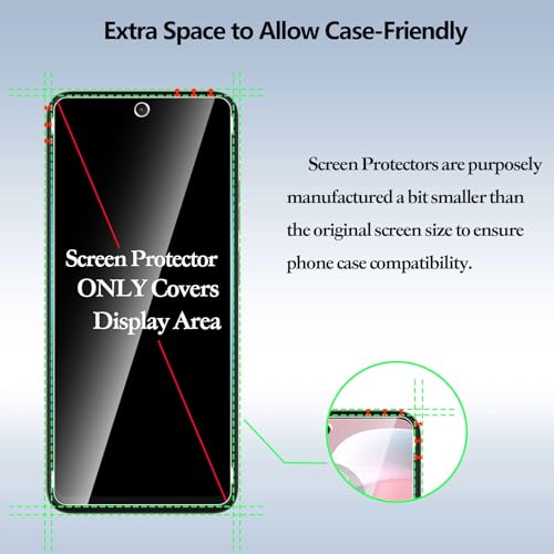 Anoowkoa [3 Pack Designed for Moto G Power 5G 2024/Moto G 2025/Moto G 2026 Screen Protector.Tempered Glass Film Specially.Anti-Breakage. Anti-Scratch .No Bubbles .9H Hardness
