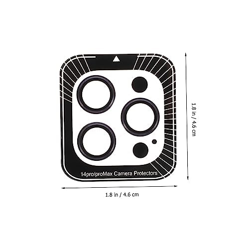 VILLCASE Protective Camera Lens Cover for Pro Pro Tempered Film with High Hardness Scratch Resistant and Dustproof Phone Lens Protector Easy Installation and Dark Purple