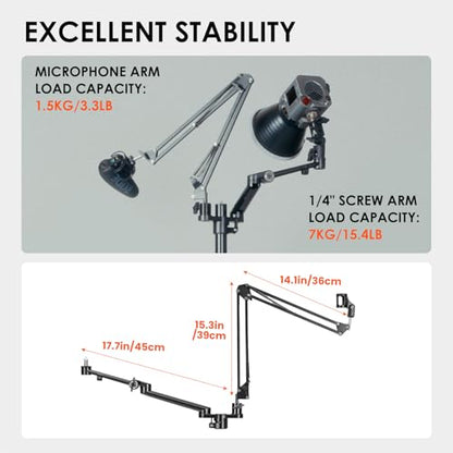 TARION Modular Light and Microphone Boom Arm Titanrig Arm Y - size: Arm Y (Light / Mic)