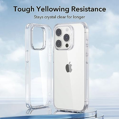 ESR Clear Case for iPhone 15 Case, Shockproof Thin Cover, Yellowing-Resistant Slim Transparent TPU Phone Case, Zero Series, Clear - color: B-Clear