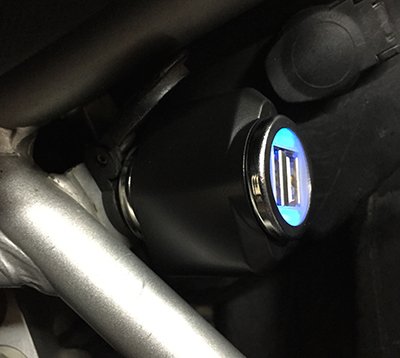 Cliff Top 3.3A Hella DIN Dual USB Charger Compatible with BMW Motorcycles
