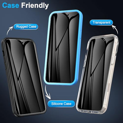 LYWHL 2 Pack for iPhone 16 Pro Max Privacy Screen Protector [Like Original Touch Sensitivity], Anti-Spy Private iPhone 16 Pro Max Film [Non-Glass], Case Friendly, Scratch-Resistant, Self-Healing - size: 6.9 inch - iPhone 16 Pro Max