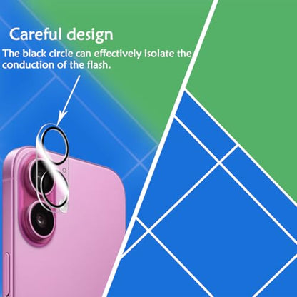 BIGFACE for iPhone 16 Plus Screen Protector + Camera Lens Protectors, [2 + 2 Pack] Premium HD Tempered Glass, Anti-Bubble 3D Curved Accuracy Film For iPhone 16 Plus(6.7 Inch) - size: iPhone 16 Plus(6.7")