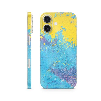 Glossy Glitter Phone Skin Compatible with Apple iPhone 17 - Splatter Wall - Premium 3M Vinyl Protective Wrap Decal Cover - Easy to Apply | Crafted in The USA by MightySkins - color: Splatter Wall, size: iPhone 17 (Full Wrap), style: Glossy Glitter Finish