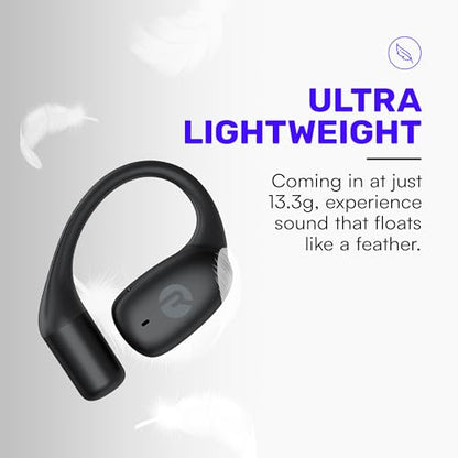 Raycon Essential Open Ear Earbuds – Open Ear Headphones, Earbuds Wireless Bluetooth, Sweat & Water-Resistant Earphones, Running Headphones with Ultra-Lightweight Design, 36 Hours Battery Life (Purple) - color: Purple