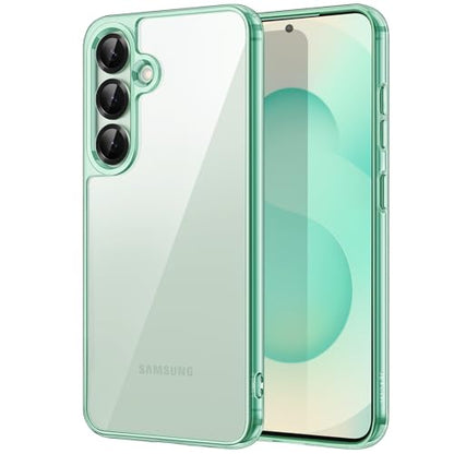 JETech Case for Samsung Galaxy S25 5G, Non-Yellowing Shockproof Bumper Protective Phone Cover, Anti-Scratch Hard PC Back (Mint) - color: Mint, size: Galaxy S25